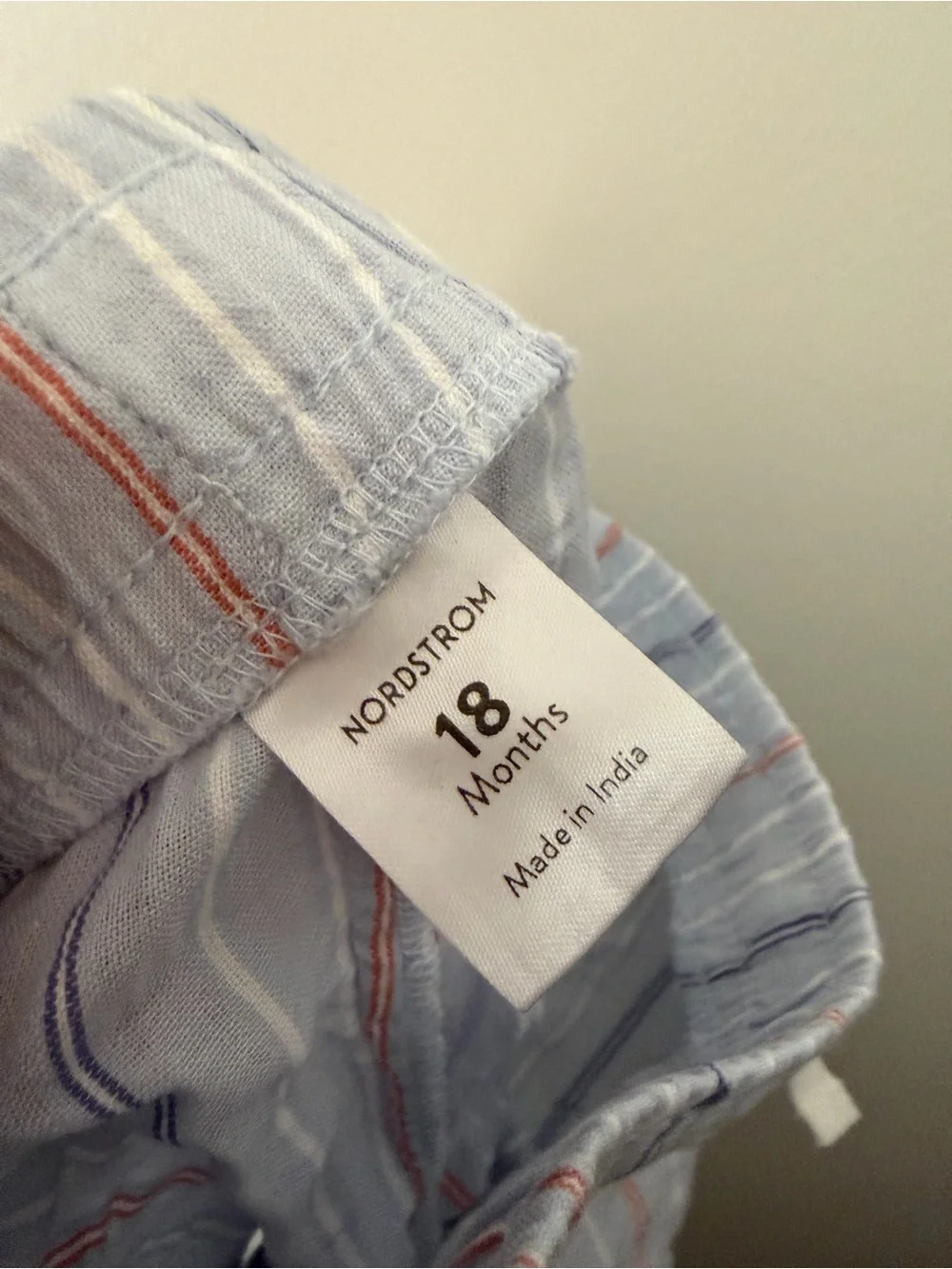 Nordstrom Striped Shorts Blue